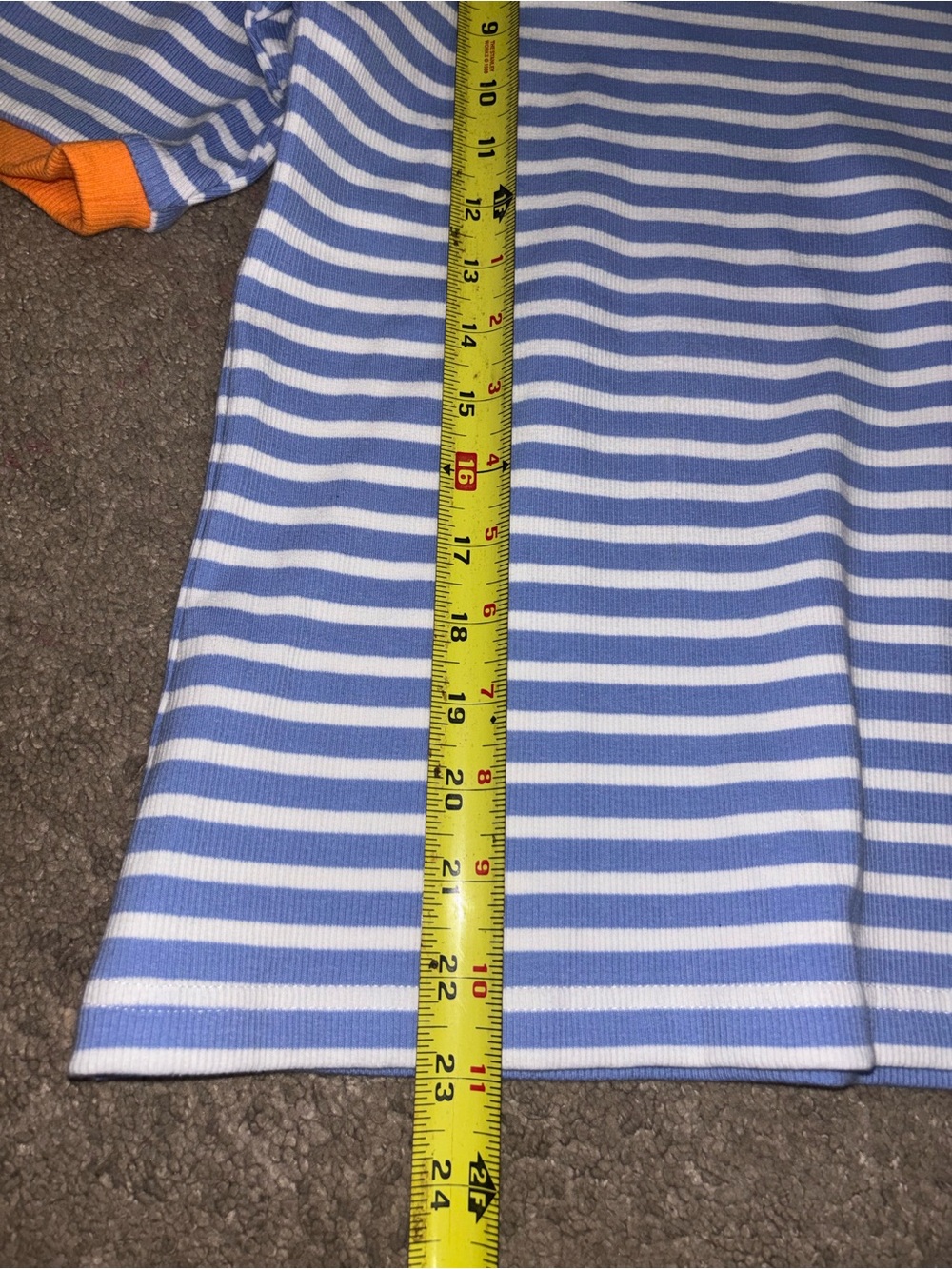 Rebecca Minkoff Blue White
Stripe Puff Sleeve Rib Knit Top
Large cotton - Picture 9 of 9